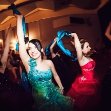 Fotografie z maturitního plesu Středního Odborného Učiliště a Střední Odborné Školy Kladno, 2013