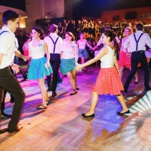 Fotografie z maturitního plesu Gymnázia Plasy, 2015
