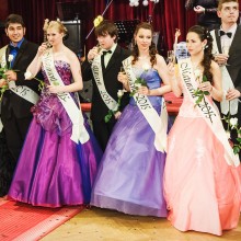Fotografie z maturitního plesu 4.A a 4.B Masarykovy Obchodní Akademie Rakovník, 2015
