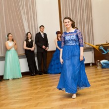 Fotografie z maturitního plesu Oktávy GVBT Slaný, 2015
