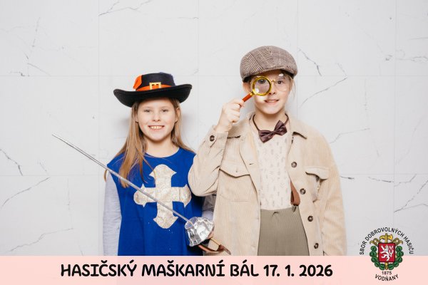Hasičský maškarní bál Vodňany 2026