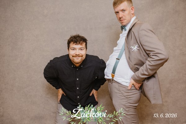 Svatební fotobudka Míša & Míra Meclov