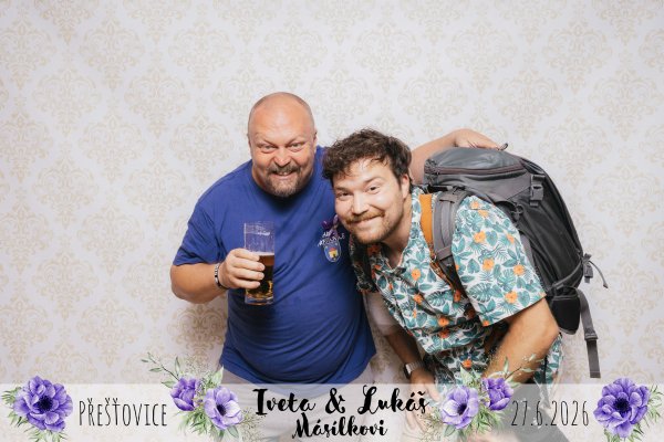 Svatební fotobudka Přešťovice